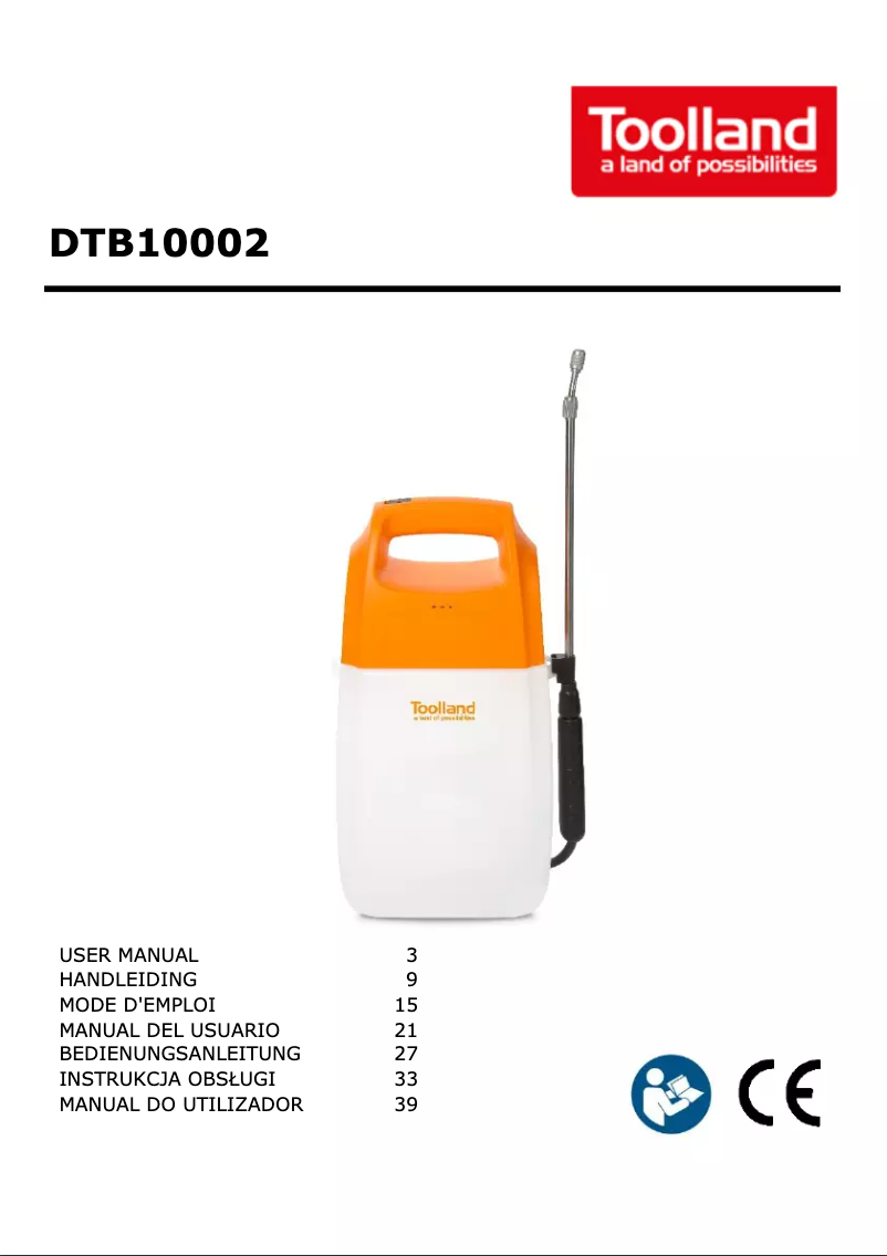 Página nº 1 - Manual de usuario Toolland DTB10002