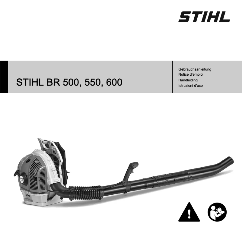 Página 1 del manual Manual de usuario Stihl BR 500