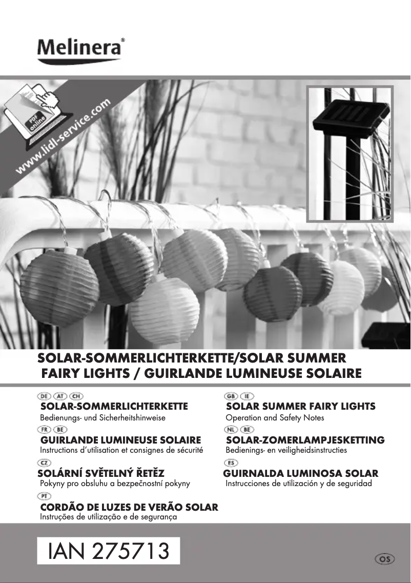 Página 1 del manual Manual de usuario Melinera IAN 275713