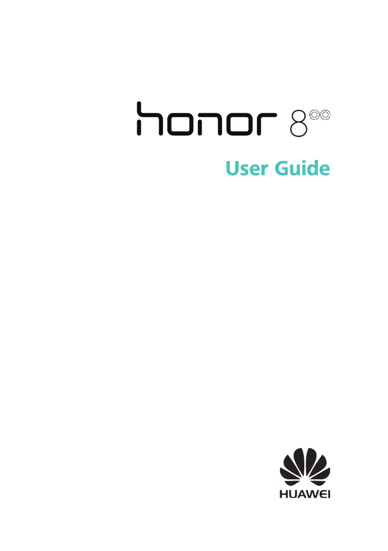 Página nº 1 - Manual de usuario Huawei Honor 8