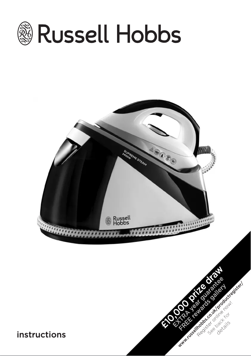 Página 1 del manual Manual de usuario Russell Hobbs Supreme Steam 23393