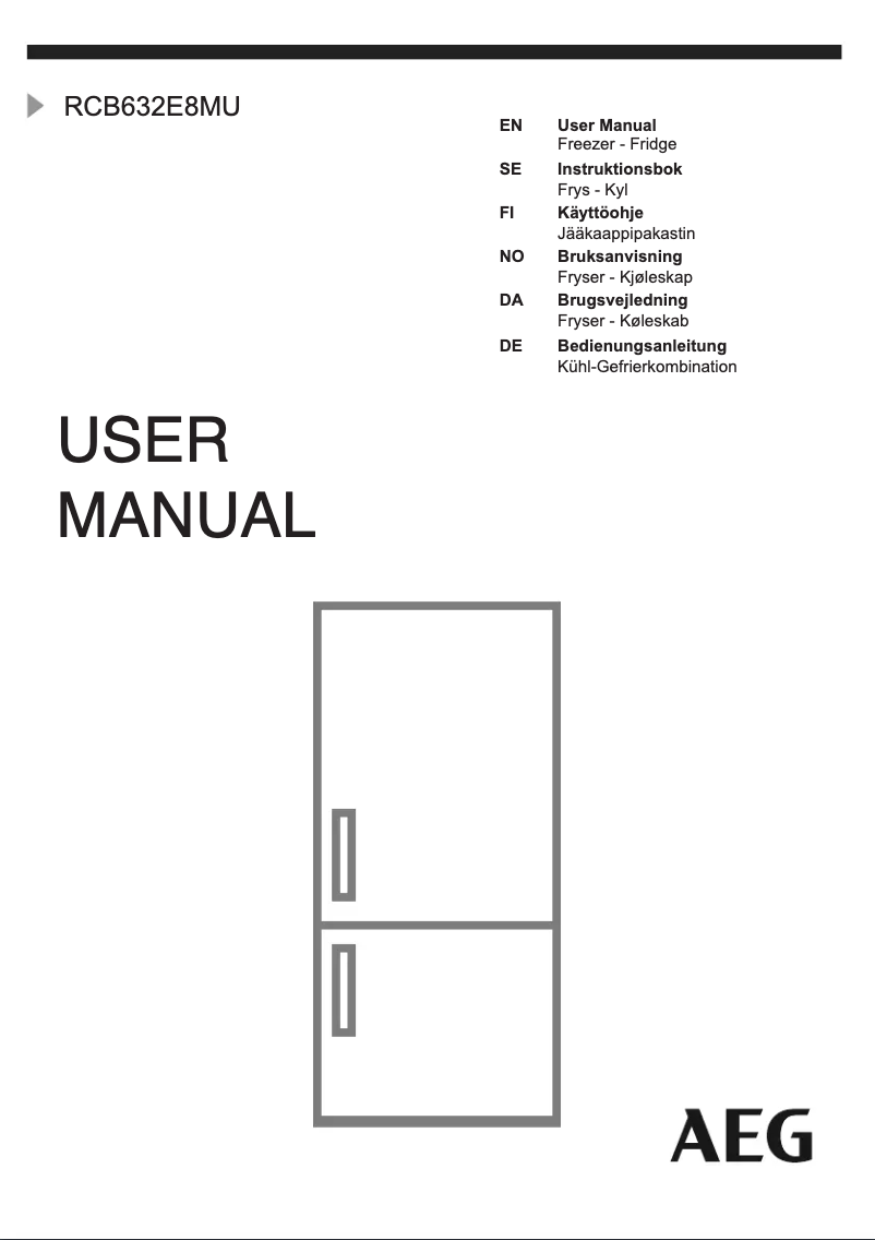 Imagen de la primera página del manual del dispositivo RCB632E8MU