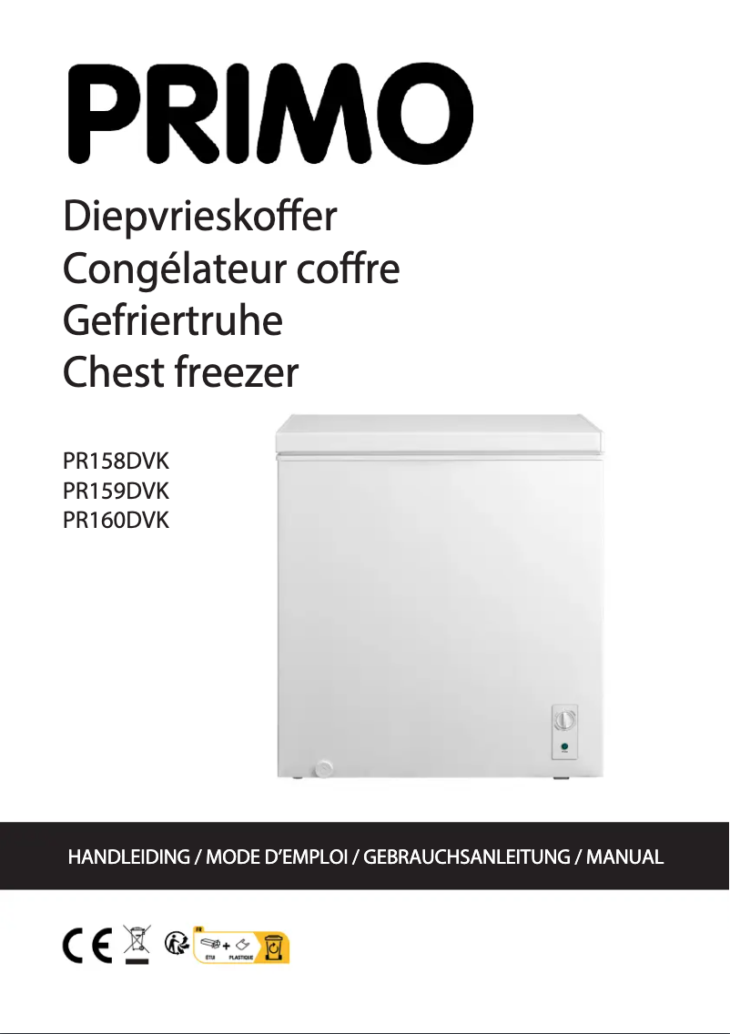 Imagen de la primera página del manual del dispositivo PR159DVK