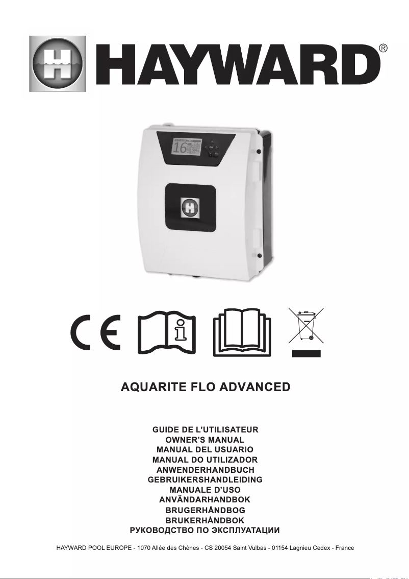 Página 1 del manual Manual de usuario Hayward AquaRite Flo Advanced