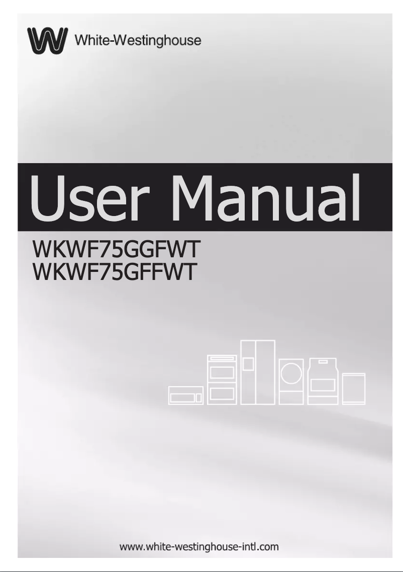 Página 1 del manual Manual de usuario White-Westinghouse WKWF75GGFWT