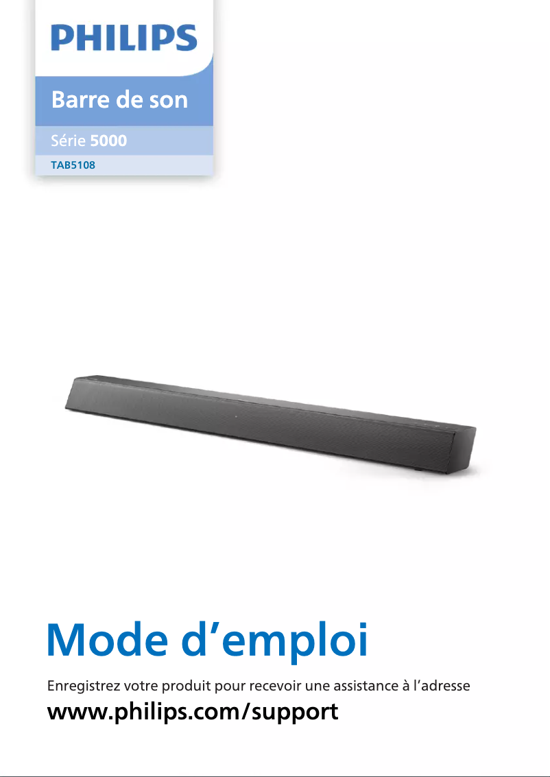 Imagen de la primera página del manual del dispositivo TAB5108