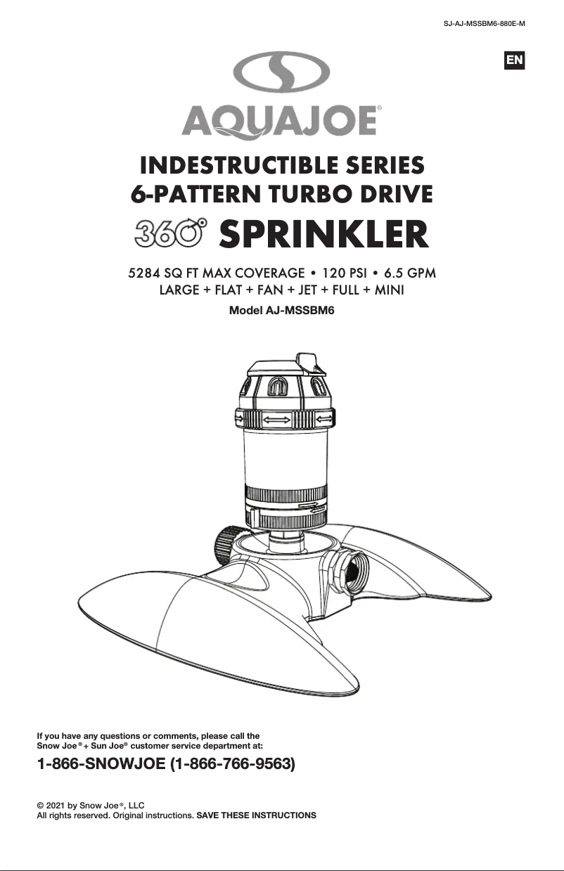 Imagen de la primera página del manual del dispositivo AJ-MSSBM6
