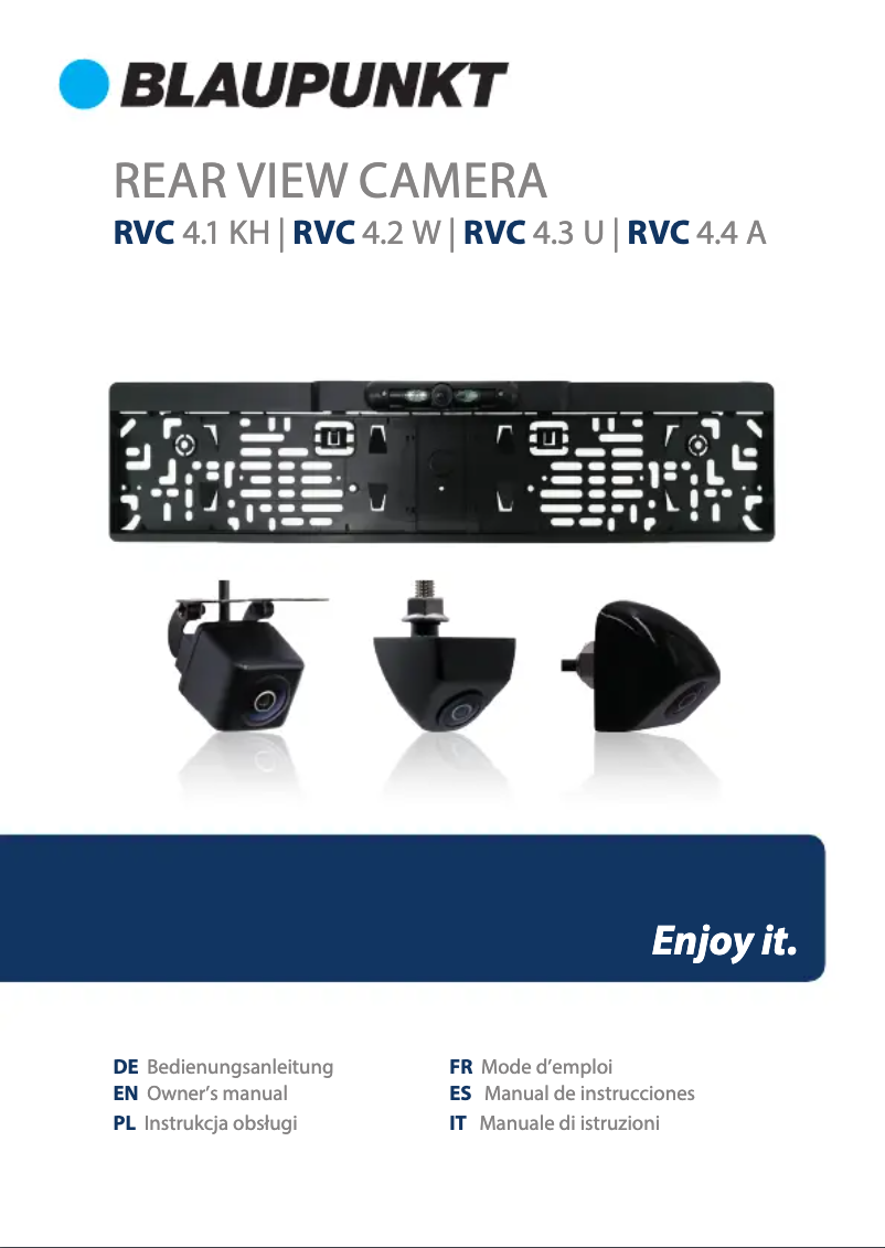 Página nº 1 - Manual de usuario Blaupunkt RVC 4.1 KH