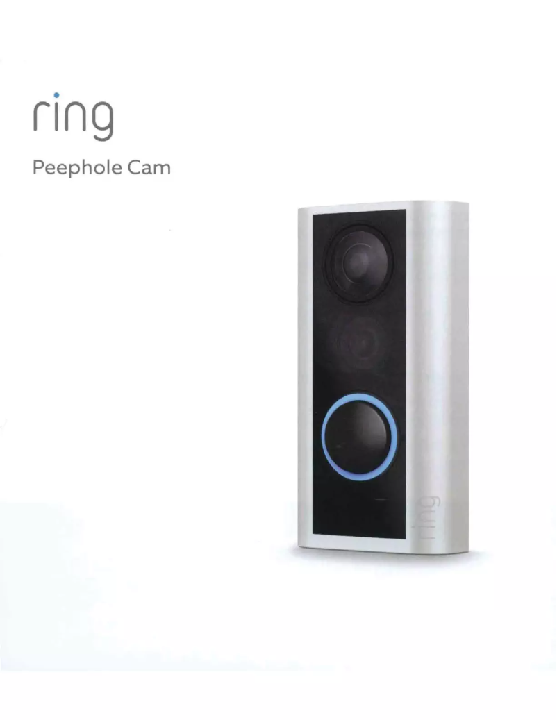 Página nº 1 - Manual de usuario Ring Peephole Cam