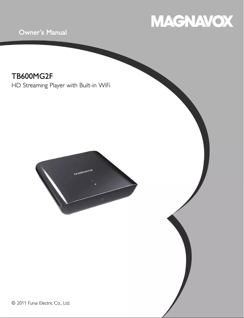 Página 1 del manual Manual de usuario Magnavox TB600MG2F