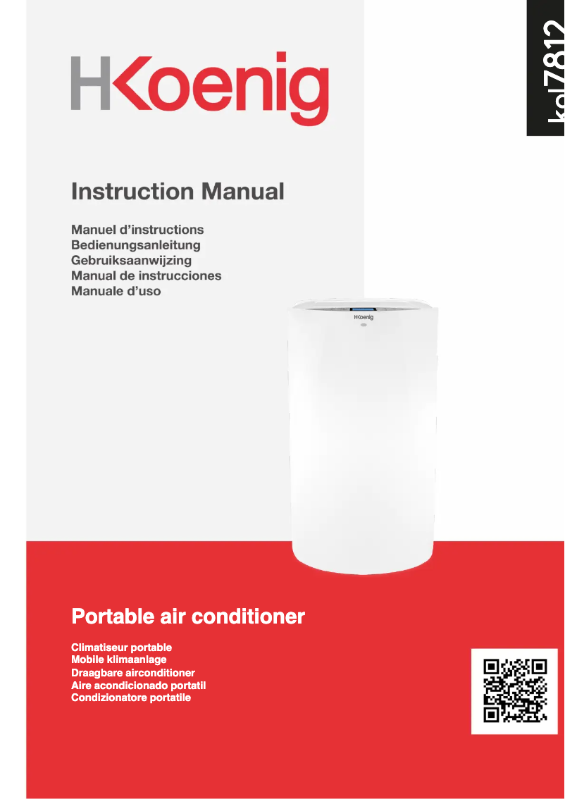 Imagen de la primera página del manual del dispositivo KOL7812