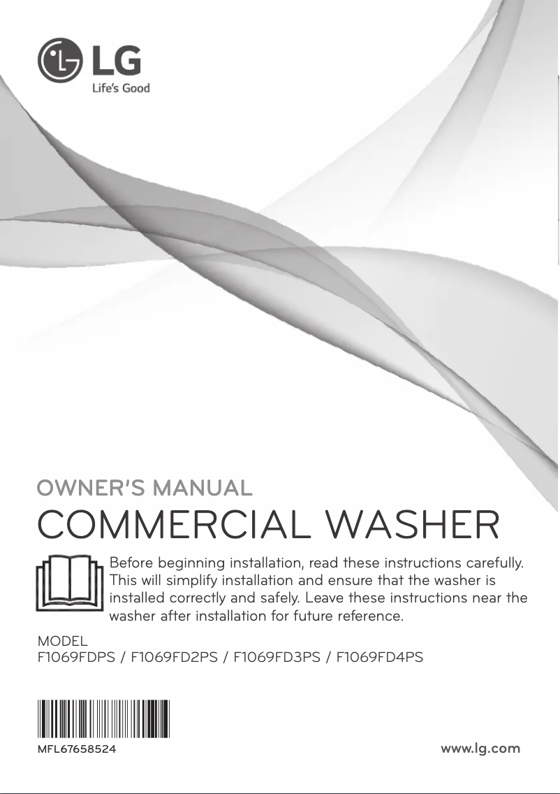 Imagen de la primera página del manual del dispositivo F1069FD2PS