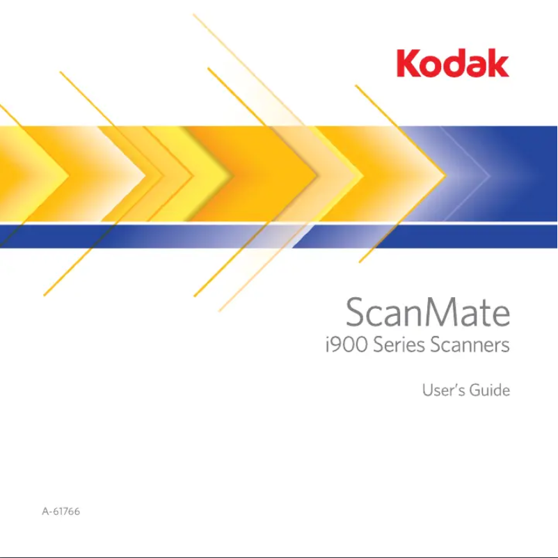 Página nº 1 - Manual de usuario Kodak ScanMate i940