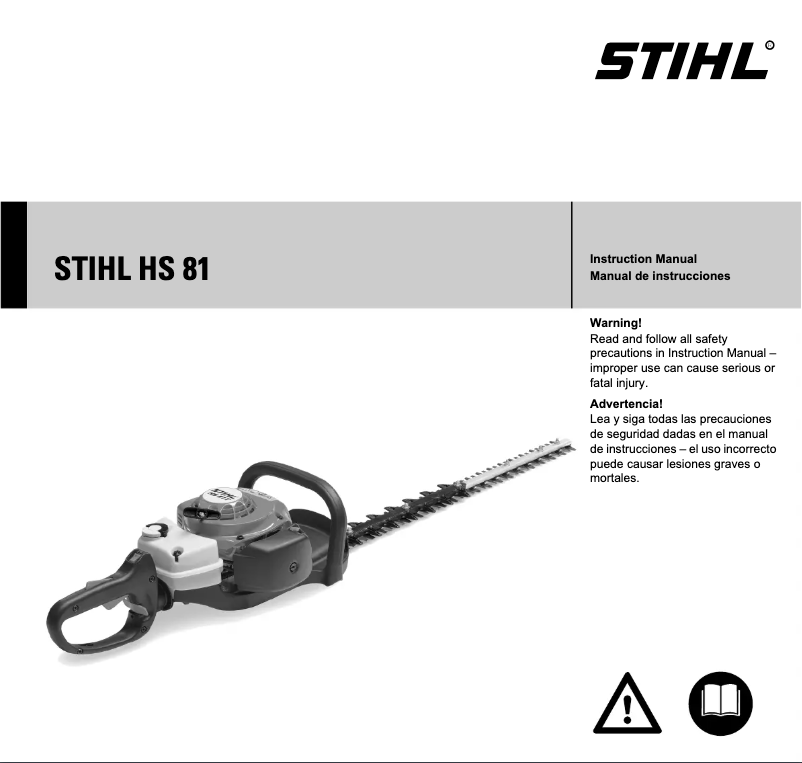 Página 1 del manual Manual de usuario Stihl HS 81