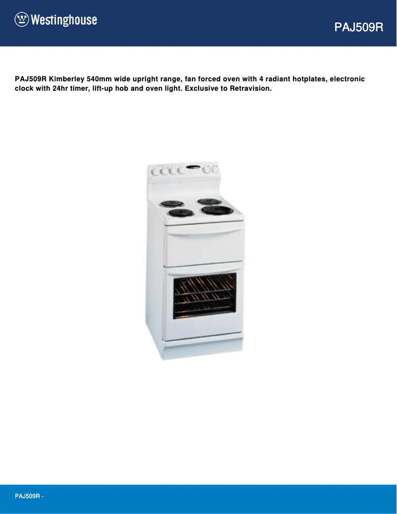 Imagen de la primera página del manual del dispositivo PAJ509R