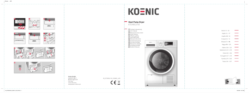 Imagen de la primera página del manual del dispositivo KTD 8312 A2