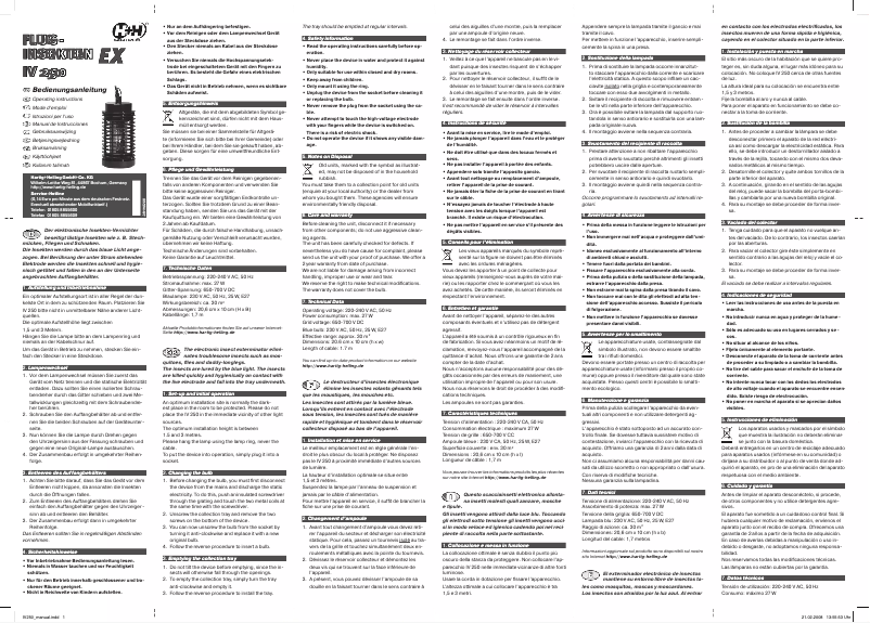 Página nº 1 - Manual de usuario Hartig & Helling IV 250