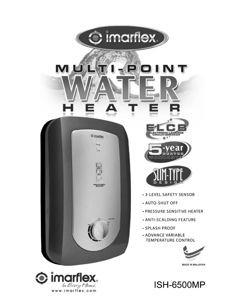 Imagen de la primera página del manual del dispositivo ISH-6500MP