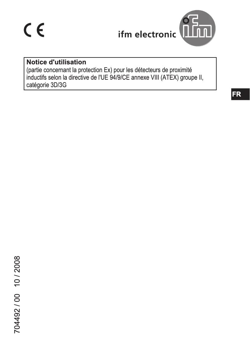 Página 1 del manual Manual de usuario IFM IG509A