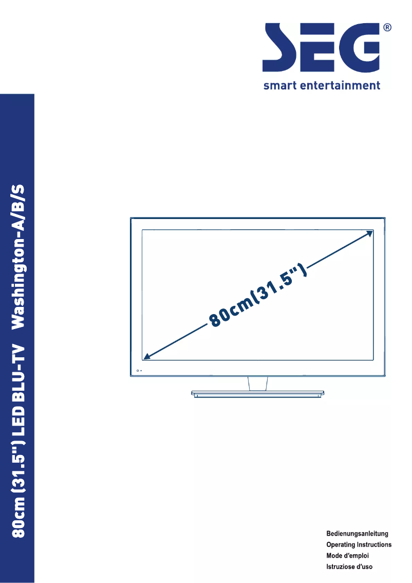 Imagen de la primera página del manual del dispositivo Washington