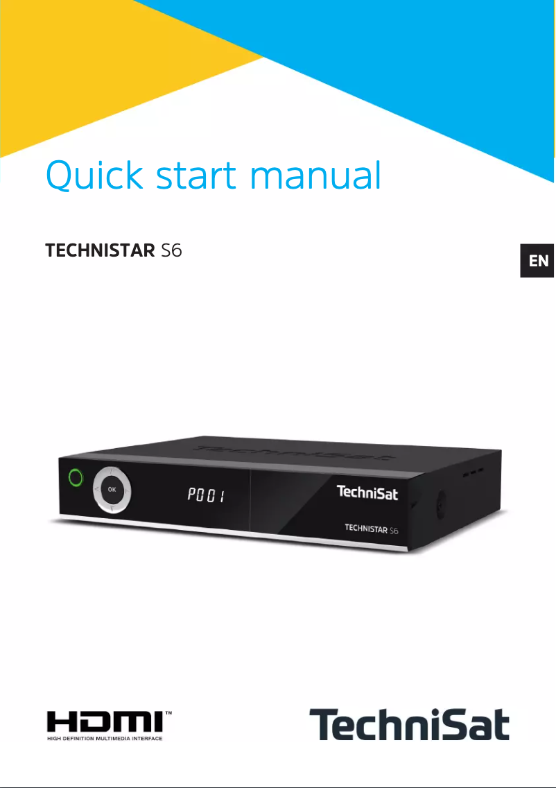 Página nº 1 - Manual de usuario TechniSat S6