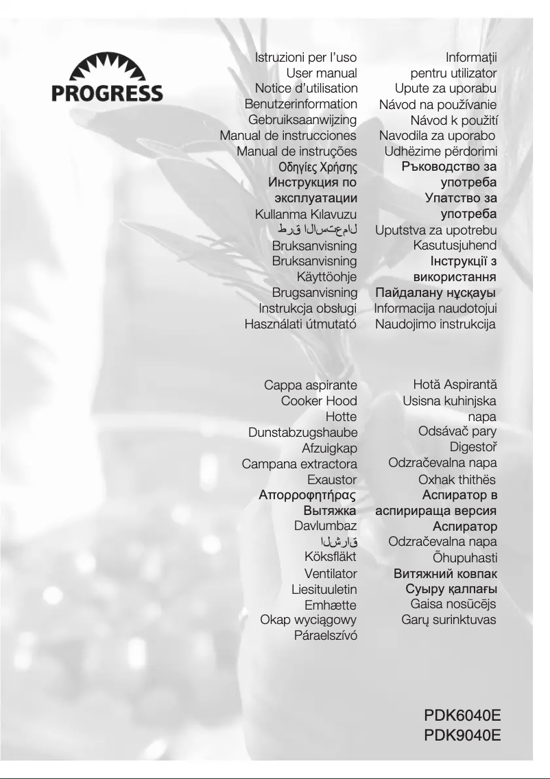 Imagen de la primera página del manual del dispositivo PDK6040E