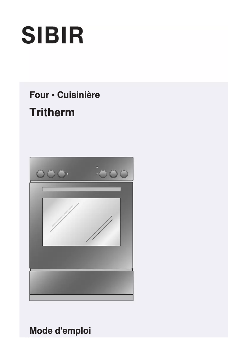 Imagen de la primera página del manual del dispositivo Tritherm 506476