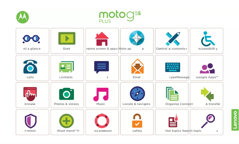 Página 1 del manual Manual de usuario Motorola MOTO G5 S Plus