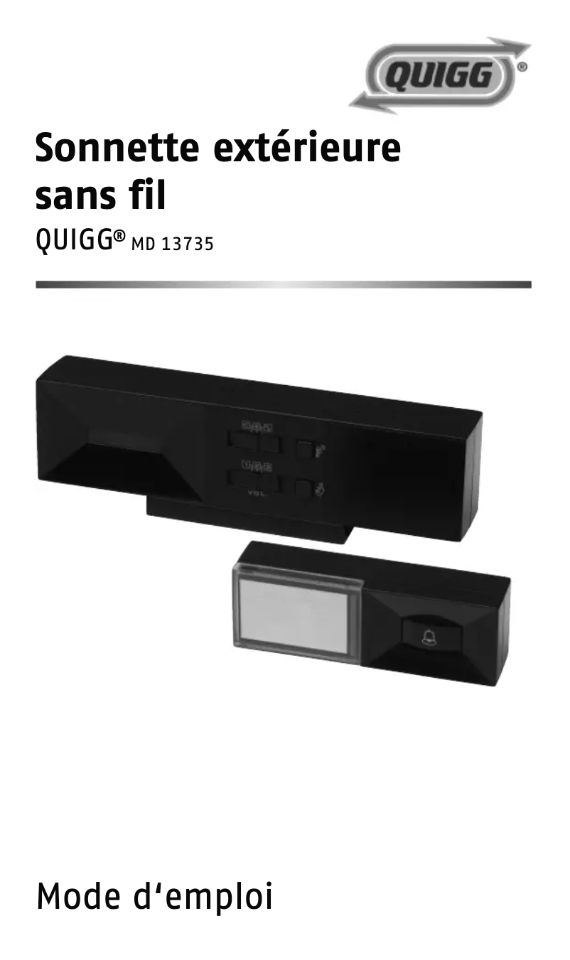 Imagen de la primera página del manual del dispositivo MD 13735