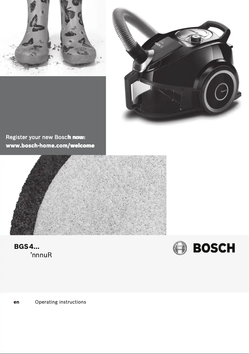 Página 1 del manual Manual de usuario Bosch BGS4SIL73B