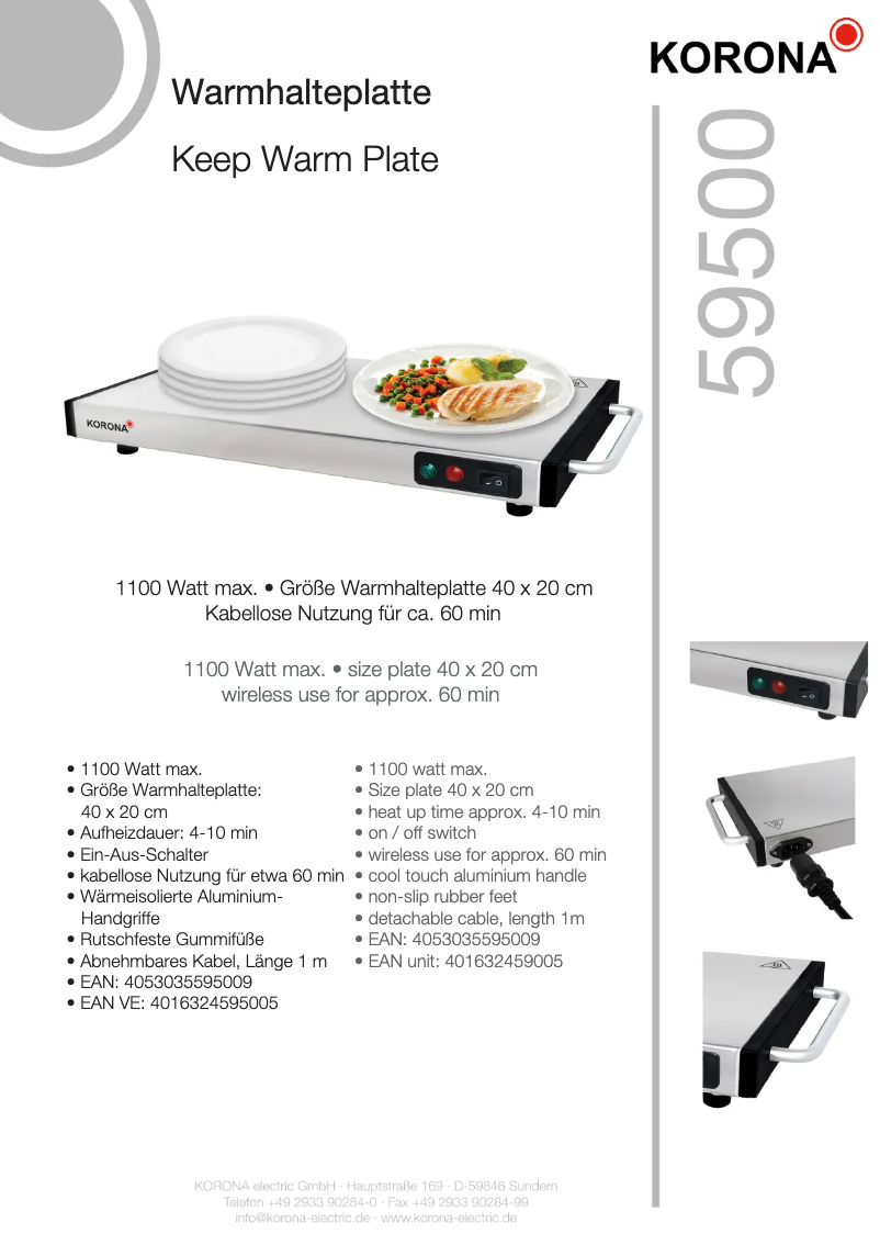 Imagen de la primera página del manual del dispositivo 59500