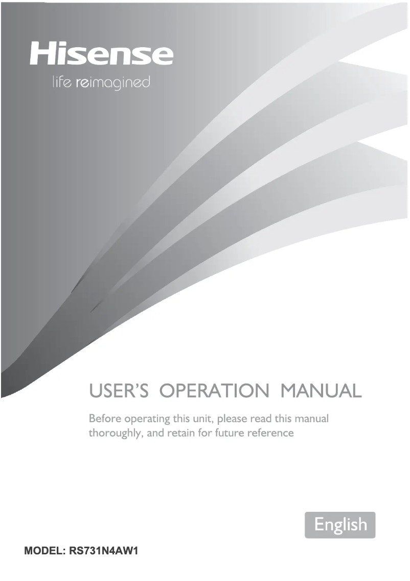 Imagen de la primera página del manual del dispositivo RS731N4AC1