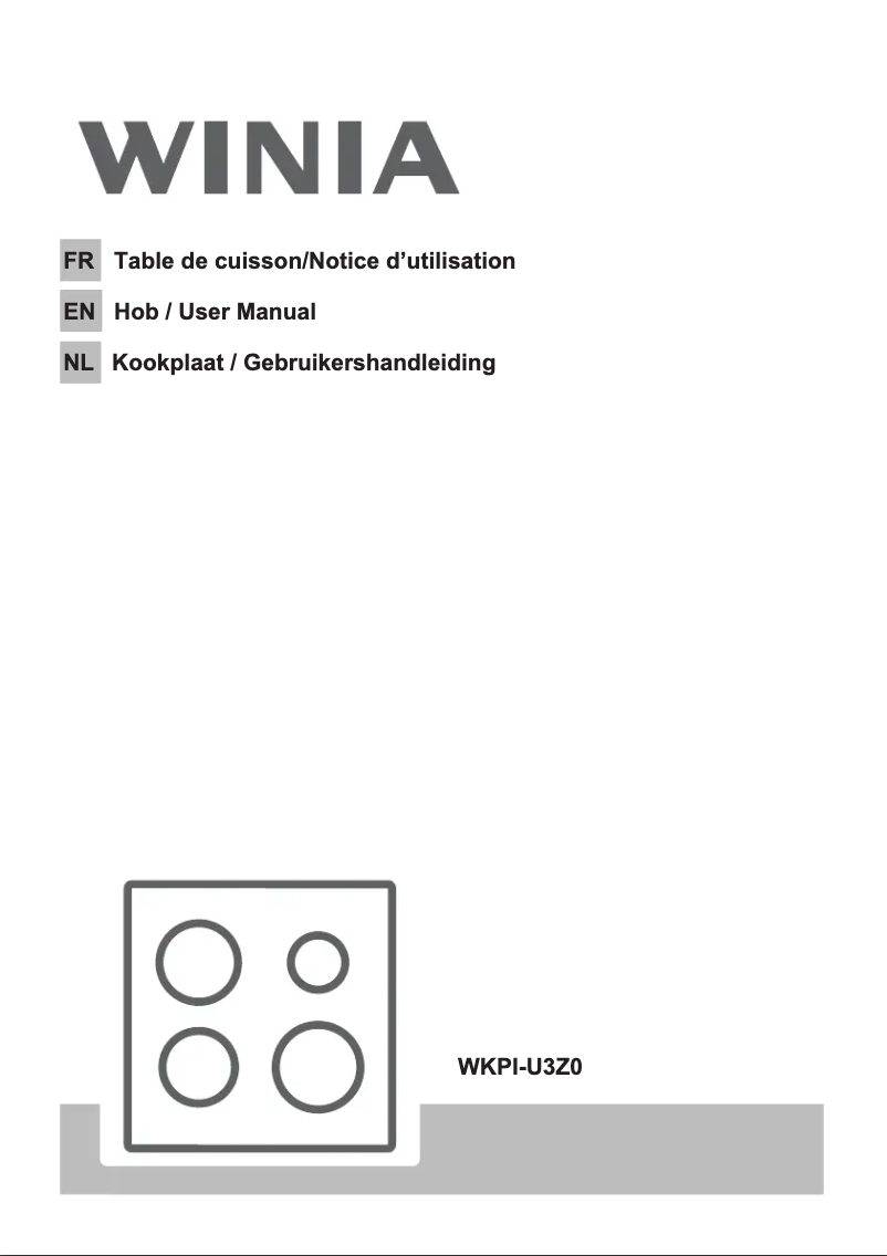 Imagen de la primera página del manual del dispositivo WKPI-U3Z0