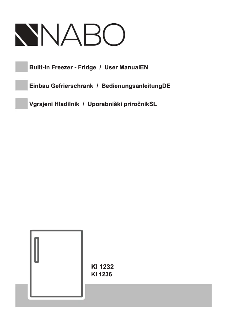 Página 1 del manual Manual de usuario Nabo KI 1232