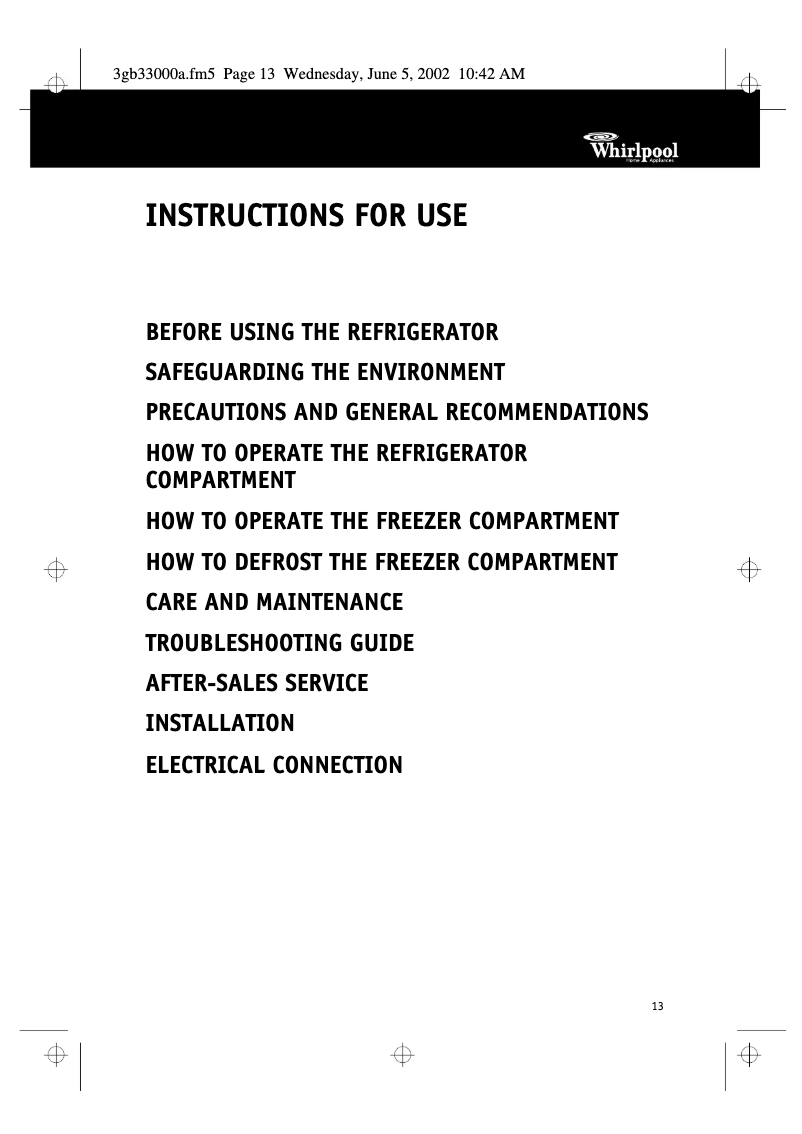 Imagen de la primera página del manual del dispositivo ARC 7190