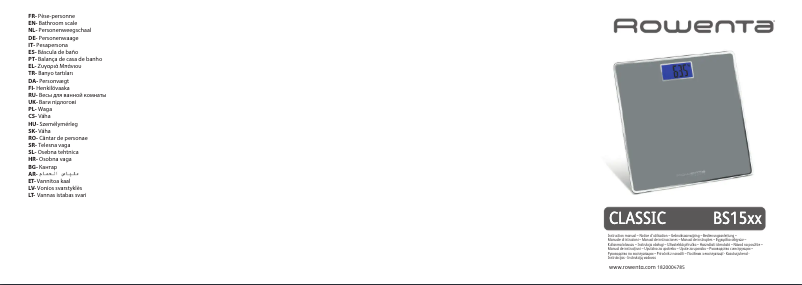 Imagen de la primera página del manual del dispositivo Classic BS1501