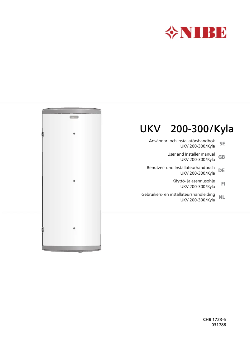Imagen de la primera página del manual del dispositivo UKV 200-300