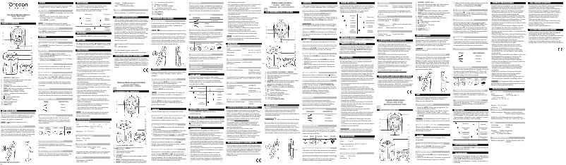 Página 1 del manual Manual de usuario Oregon Scientific EB313HGN