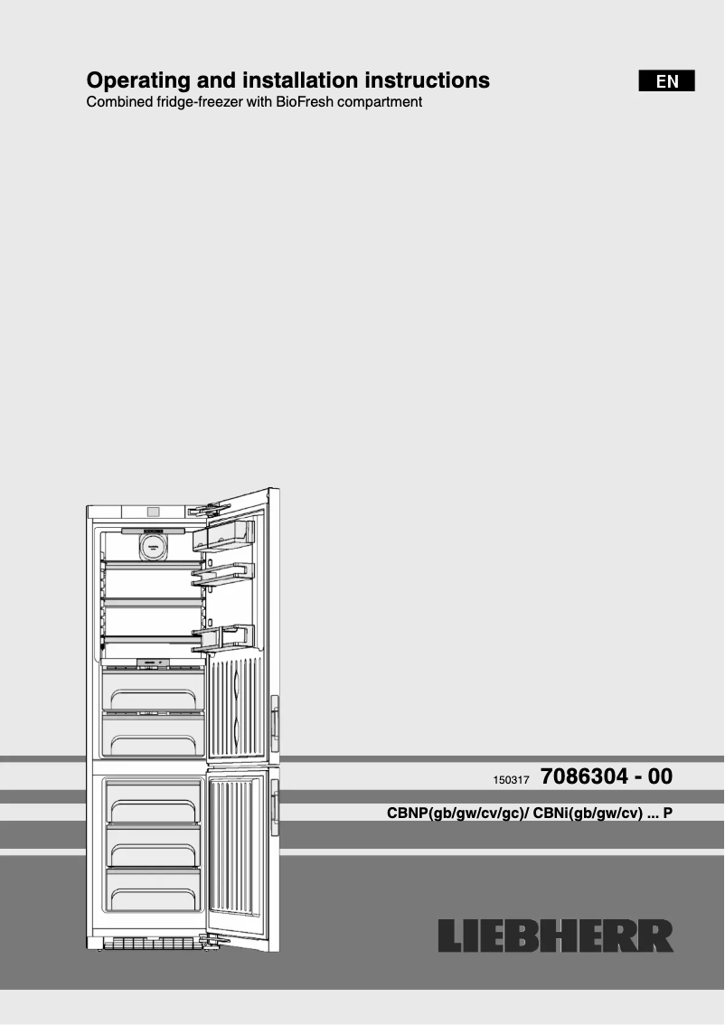 Página 1 del manual Manual de usuario Liebherr CBNIGW 4855 Premium