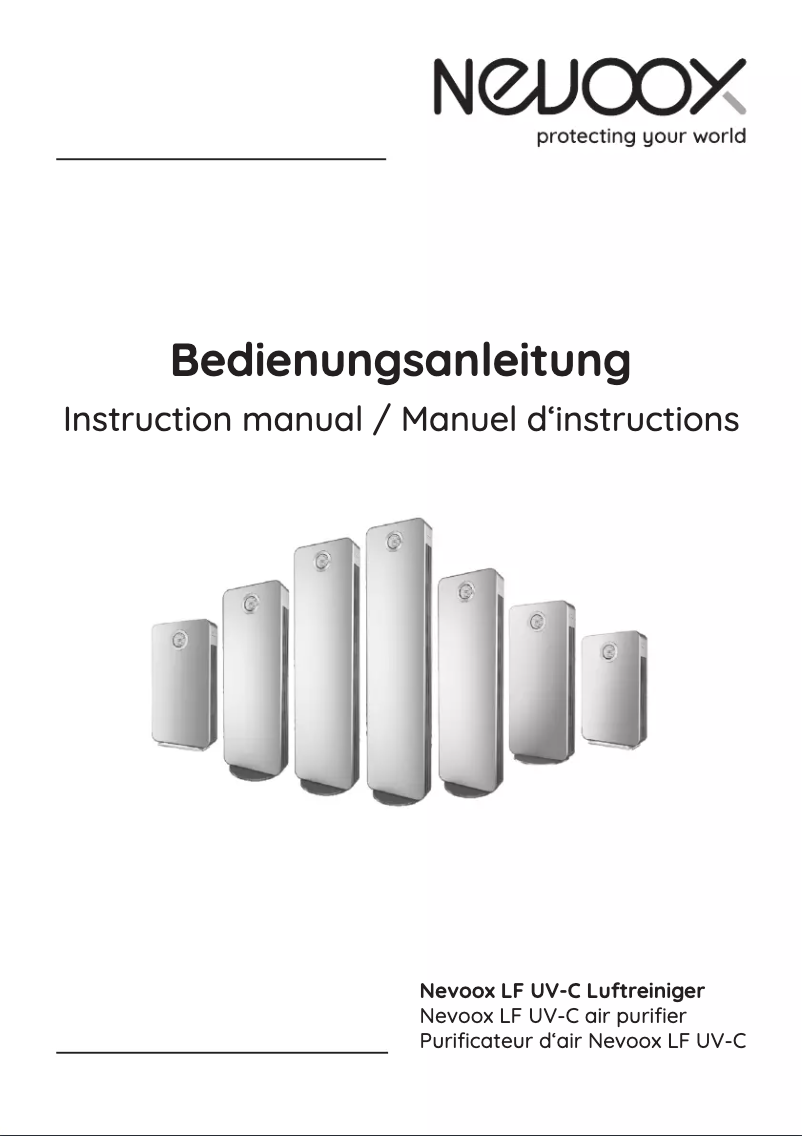 Imagen de la primera página del manual del dispositivo LF 2030