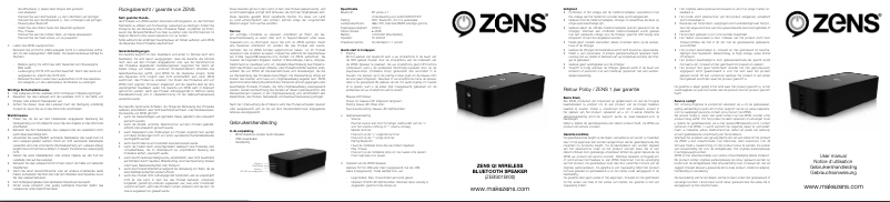 Página 1 del manual Manual de usuario Zens ZEBS01B/00