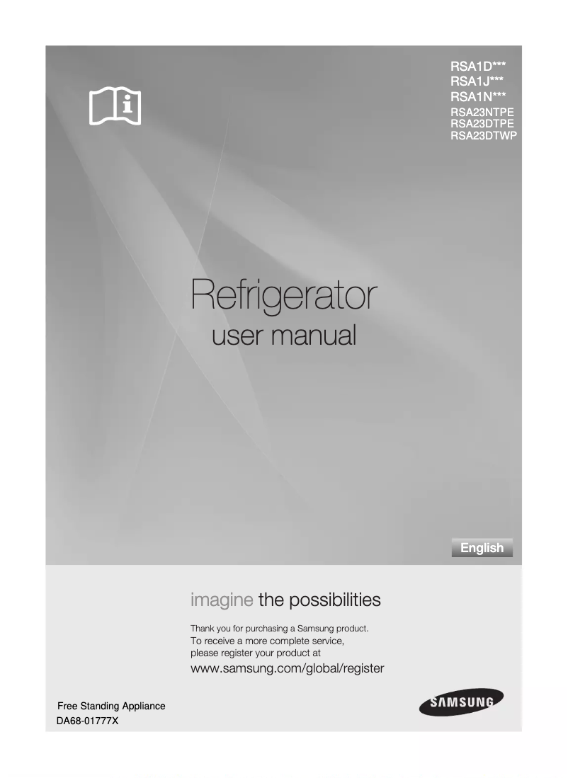 Imagen de la primera página del manual del dispositivo RSA23DTPE