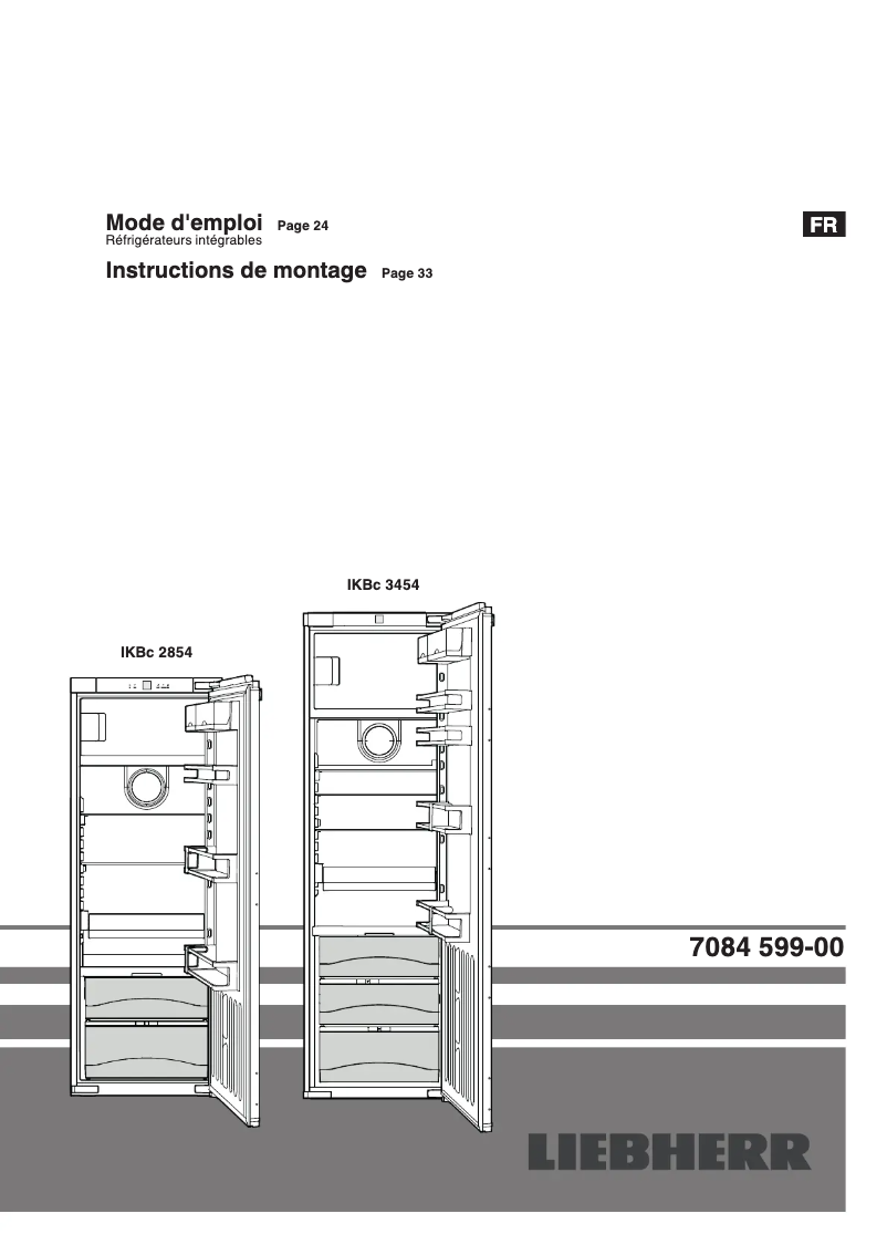 Página 1 del manual Manual de usuario Liebherr IKBc 3454