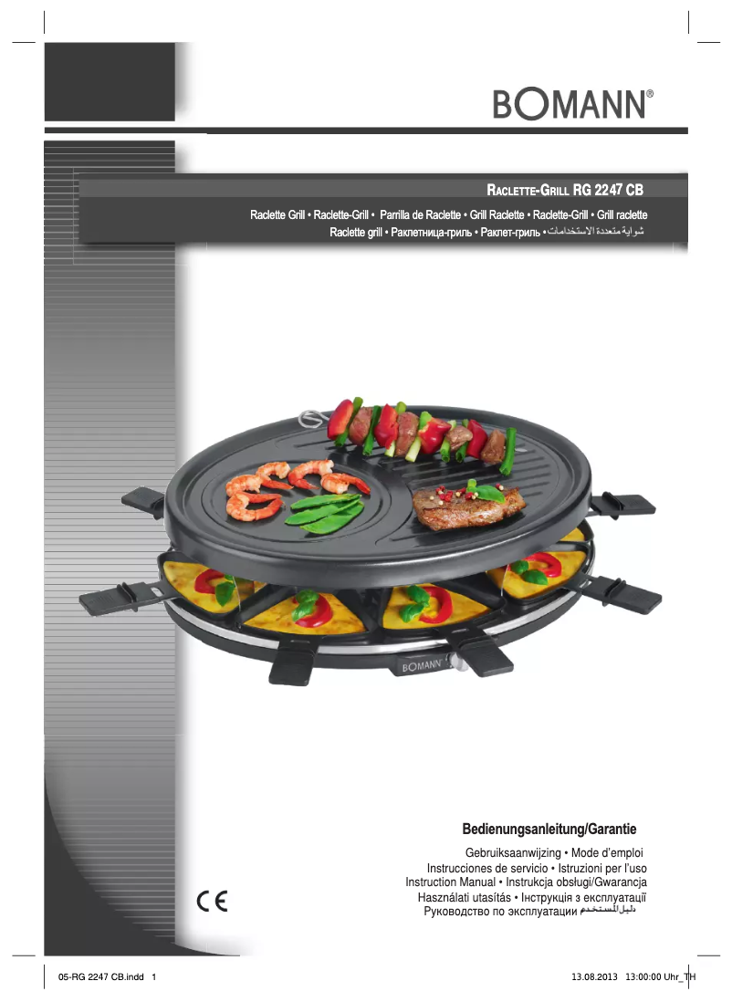 Imagen de la primera página del manual del dispositivo RG 2247 CB