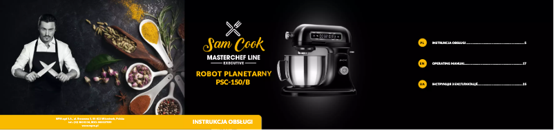 Imagen de la primera página del manual del dispositivo PSC-150/B