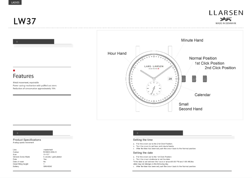 Imagen de la primera página del manual del dispositivo HELENA 137GEGM