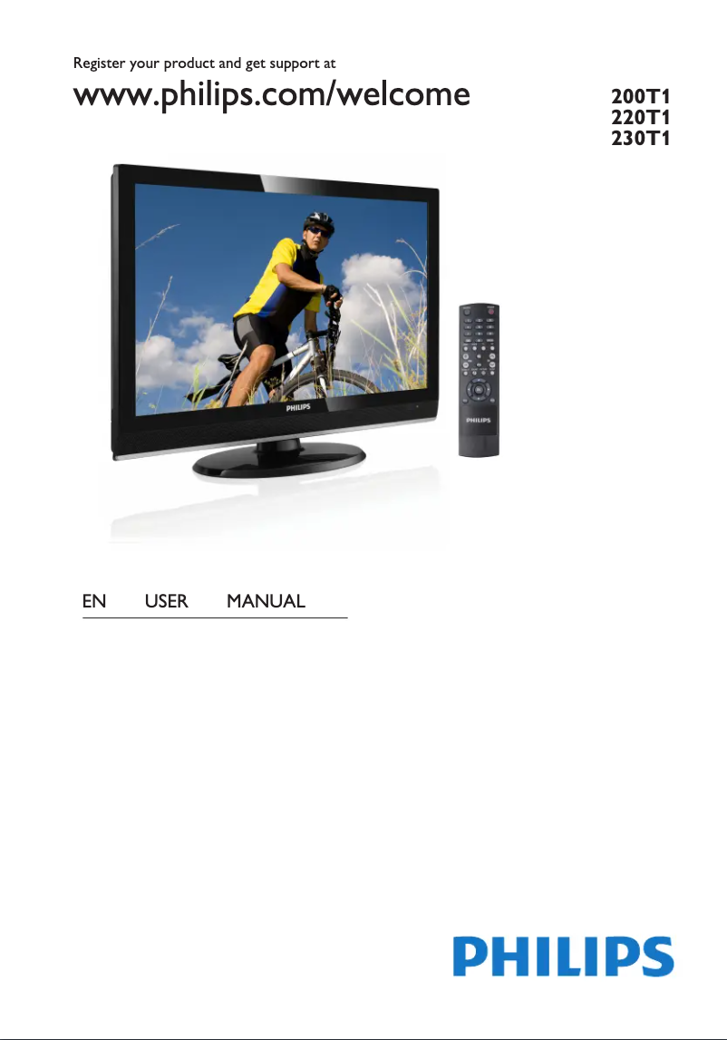 Página 1 del manual Manual de usuario Philips 220T1SB