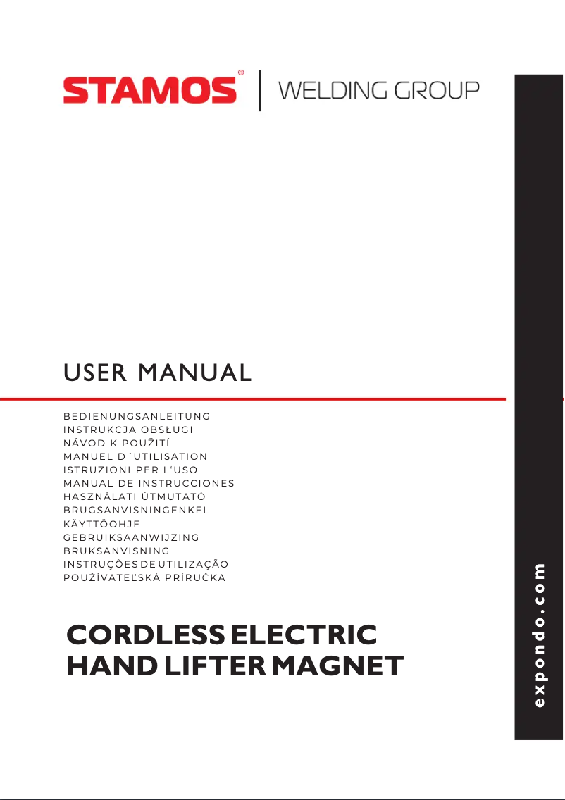 Página 1 del manual Manual de usuario Stamos SWG-EMP 30L180