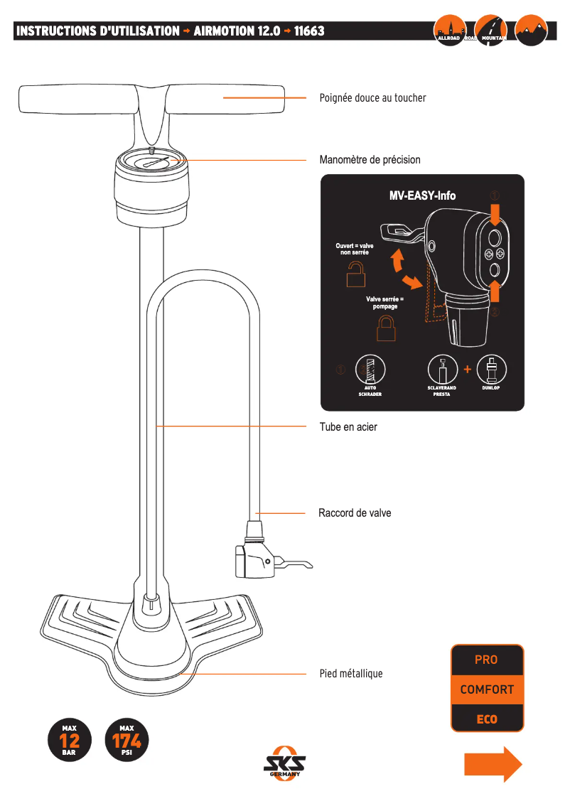 Página 1 del manual Manual de usuario SKS Airmotion 12.0
