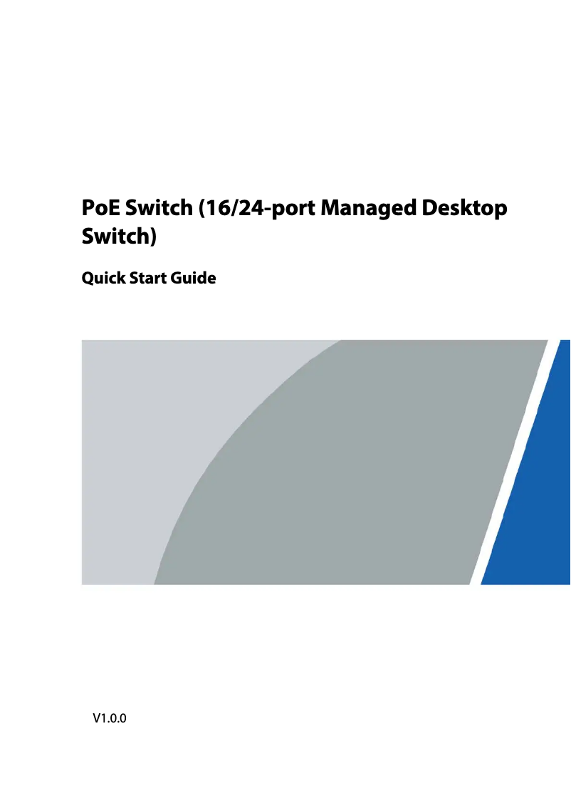 Imagen de la primera página del manual del dispositivo PFS4226-24ET-240
